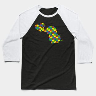 Elephant Autism Awareness T Shirt Baseball T-Shirt